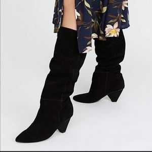 Jeffrey Campbell Senita Slouch Suede boots